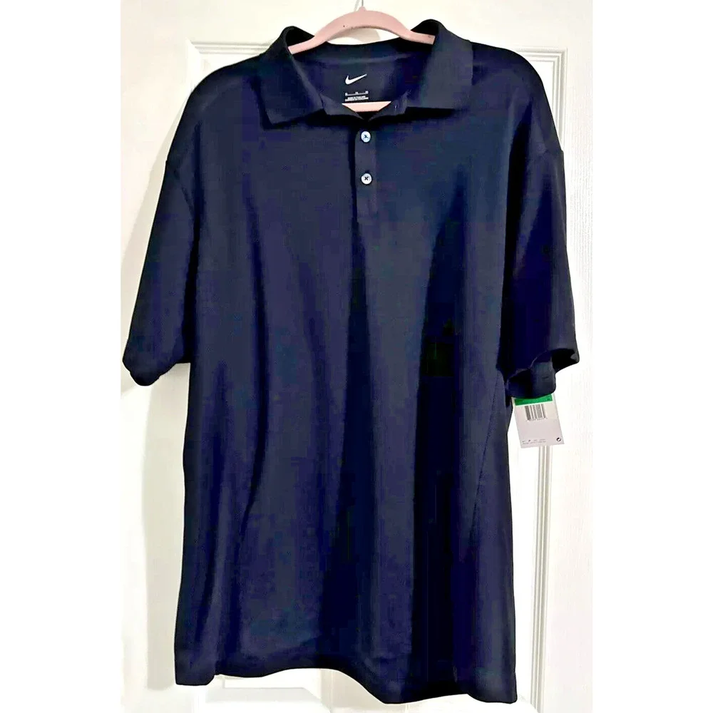 Nike Short Sleeve Pull‎ Over XL with embroidered logo